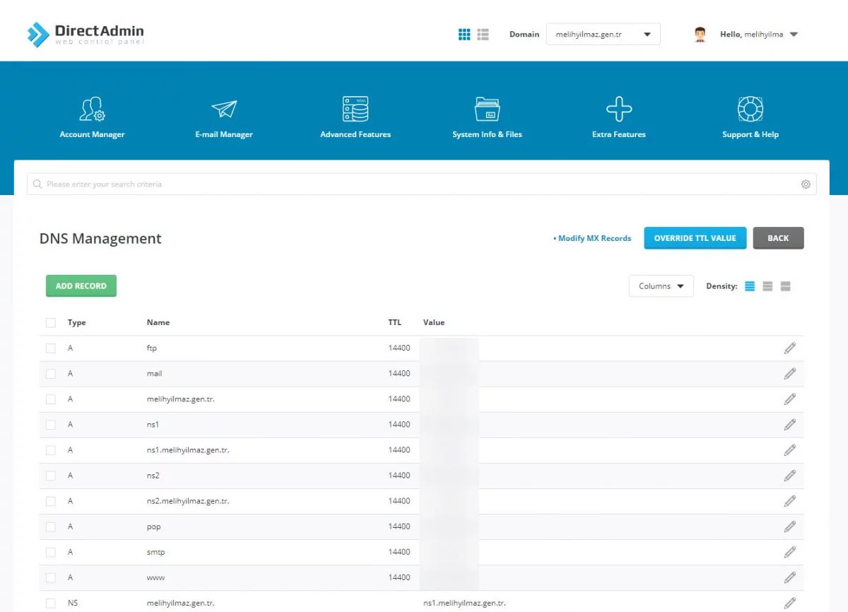 DirectAdmin Nedir?