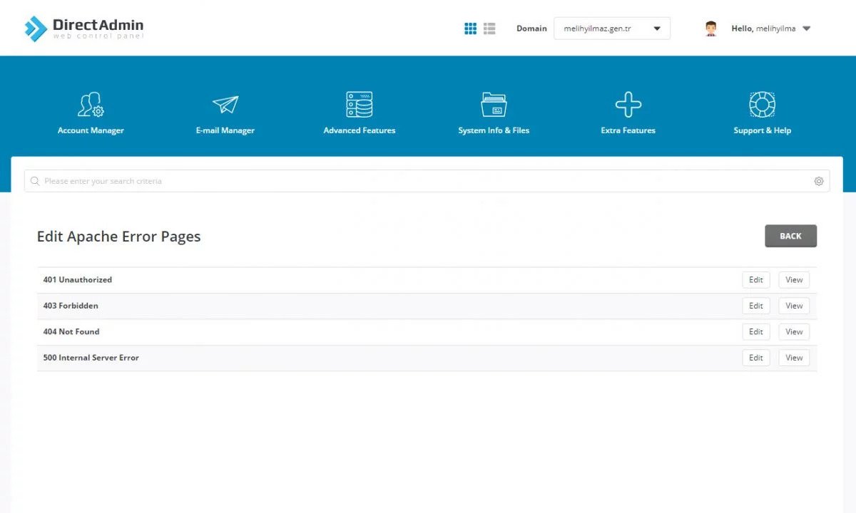 DirectAdmin Nedir?