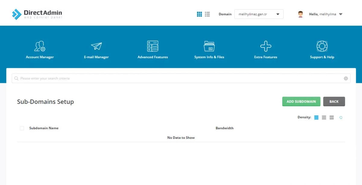 DirectAdmin Nedir?