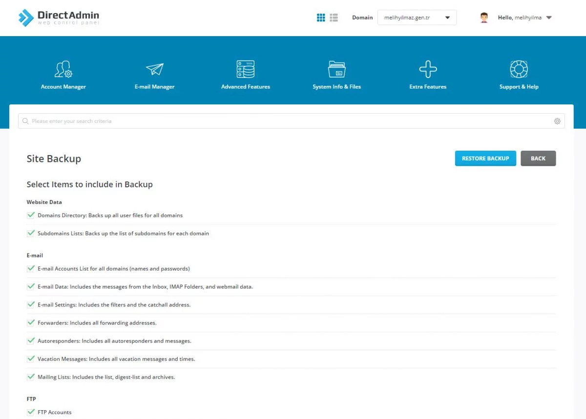 DirectAdmin Nedir?
